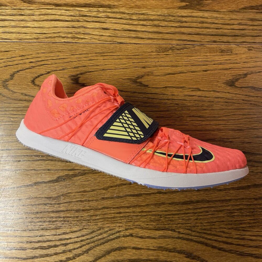 Nike Zoom TJ Elite Triple Jump Track Spikes Shoes Mango Men Size 5.5 6.5 NEW